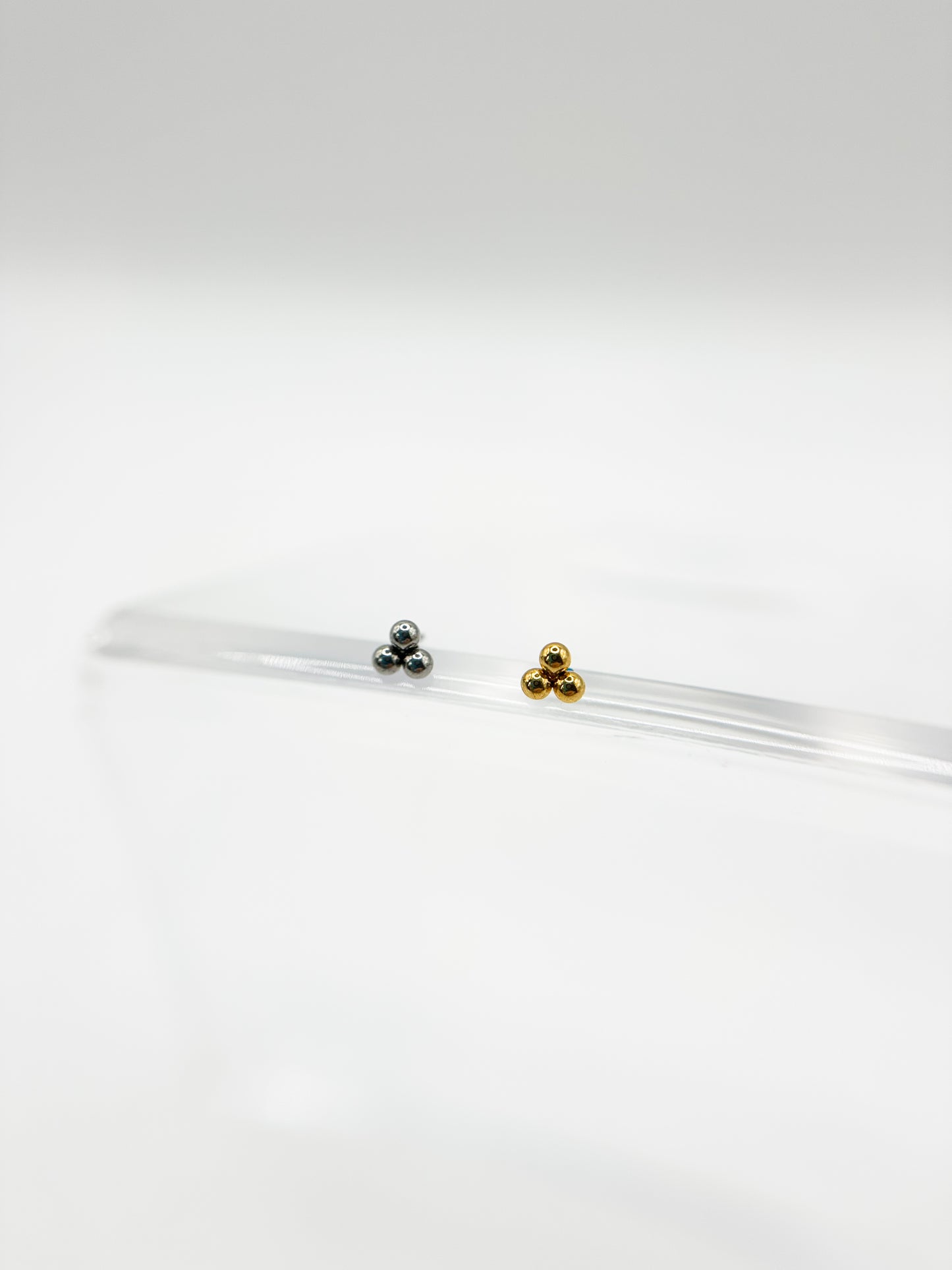 Triangle 3 balls - Threadless / Titane